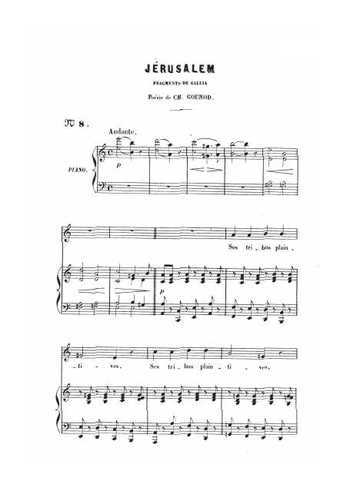 Charles Gounod - Jérusalem